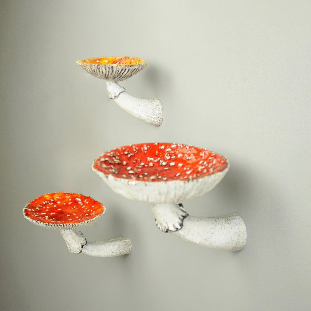 Marsh Top - Wall Floating Mushroom Hanging Shelf